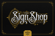 The Sign Shop Font