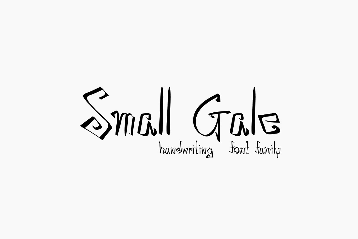 Small Gale in Script Fonts - product preview 8