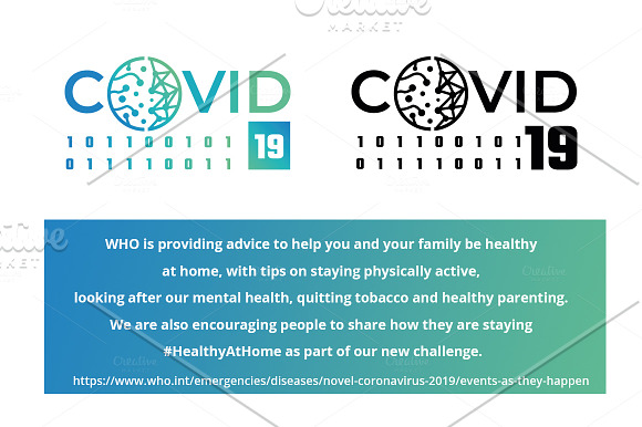Corona virus - Covid19 Logo in Logo Templates - product preview 4