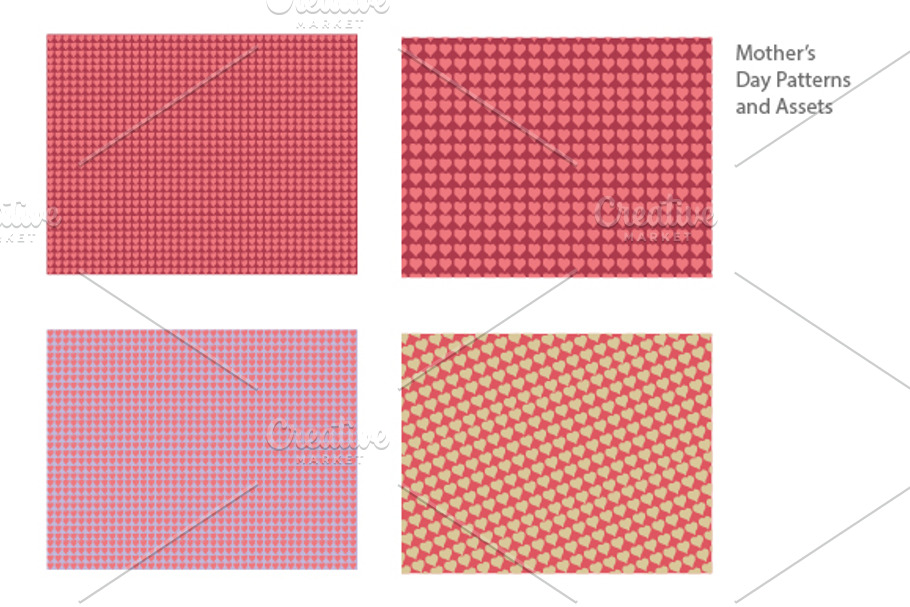 Mother's Day Patterns (and Assets) in Patterns - product preview 8