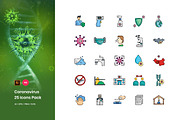 Coronavirus Disease Icons Pack