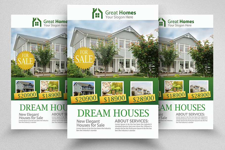 Real Estate Agency Flyer Template in Flyer Templates - product preview 8