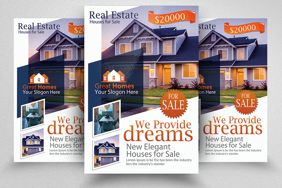 House For Sale Ad Flyer/Poster in Flyer Templates - product preview 8