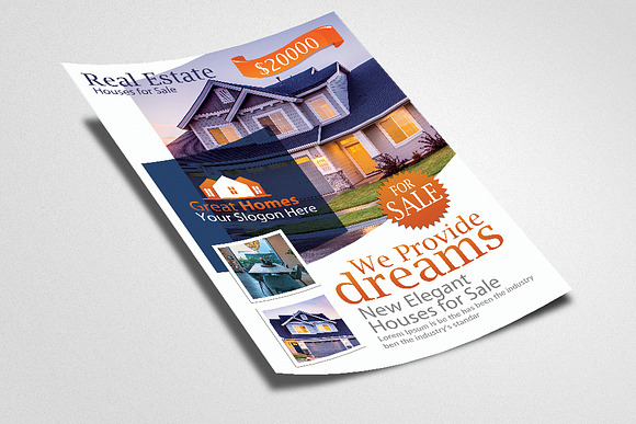 House For Sale Ad Flyer/Poster in Flyer Templates - product preview 1