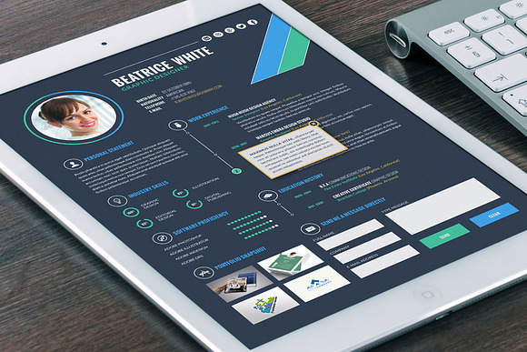 Interactive Resume Bundle in Resume Templates - product preview 2