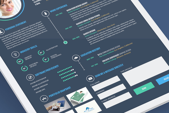 Interactive Resume Bundle in Resume Templates - product preview 4