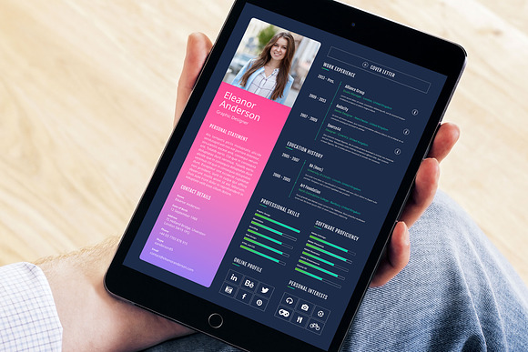 Interactive Resume Bundle in Resume Templates - product preview 5