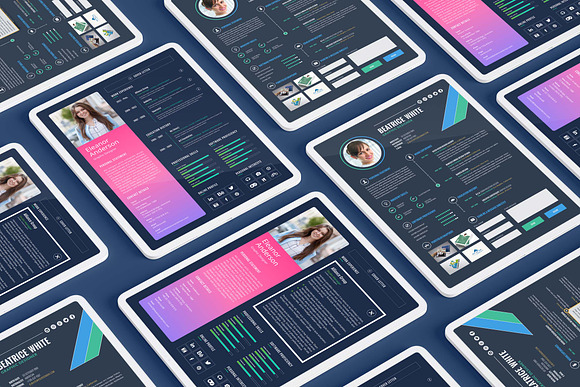 Interactive Resume Bundle in Resume Templates - product preview 9