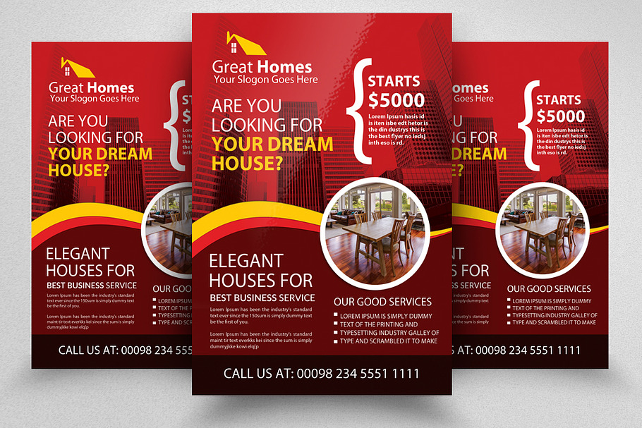 Real Estate Agency Flyer Template in Flyer Templates - product preview 8