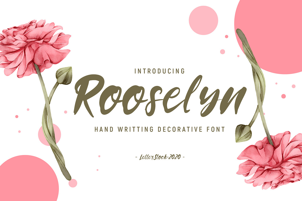 Rooselyn in Script Fonts - product preview 8