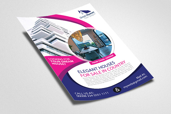 Real Estate Flyer Template in Flyer Templates - product preview 1