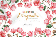 Magnolia.Gentle Floral Collection