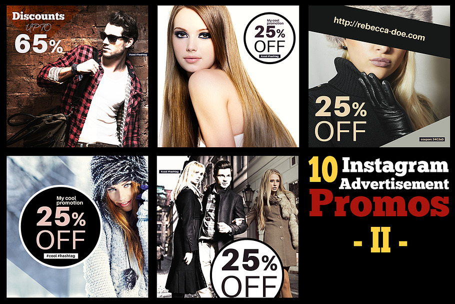 10 Instagram Advertisement Promos 2 in Templates - product preview 8