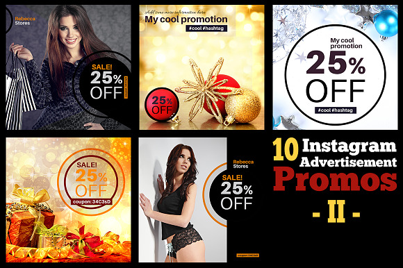 10 Instagram Advertisement Promos 2 in Templates - product preview 1