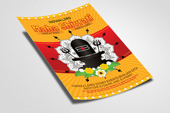 Maha Shivrati Event Flyer/Poster in Flyer Templates - product preview 1