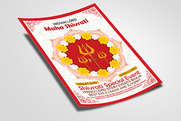 Maha Shivrati Event Flyer Psd in Flyer Templates - product preview 1