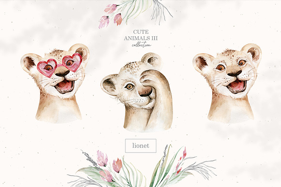 Cute animals III. Savanna in Illustrations - product preview 6