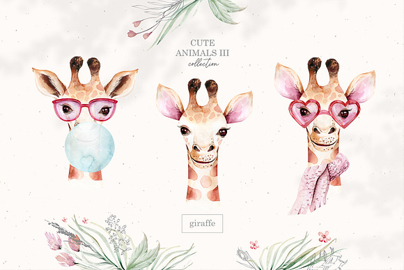 Cute animals III. Savanna in Illustrations - product preview 14