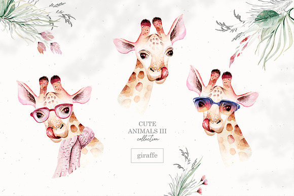 Cute animals III. Savanna in Illustrations - product preview 15
