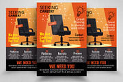 We Are Hiring Flyer/Poster Template