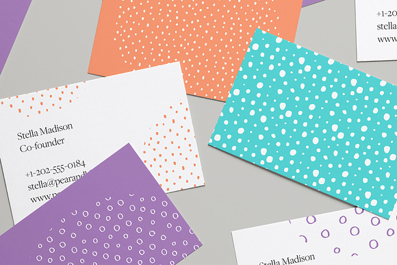 Dot Stripe Brush Pattern Bundle in Patterns - product preview 1