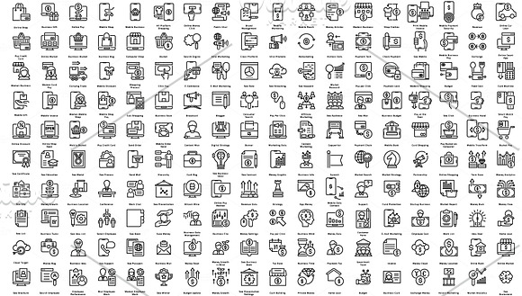 990 Seo - Web - Secure Line Icons in Icons - product preview 2