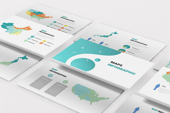 Maps Infographic Keynote Template in Keynote Templates - product preview 1