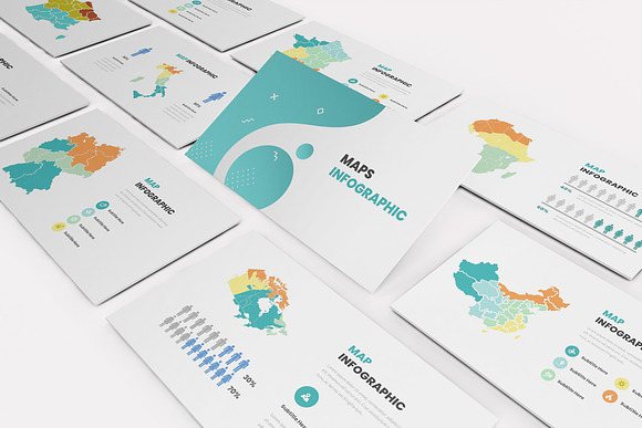Maps Infographic Keynote Template in Keynote Templates - product preview 3