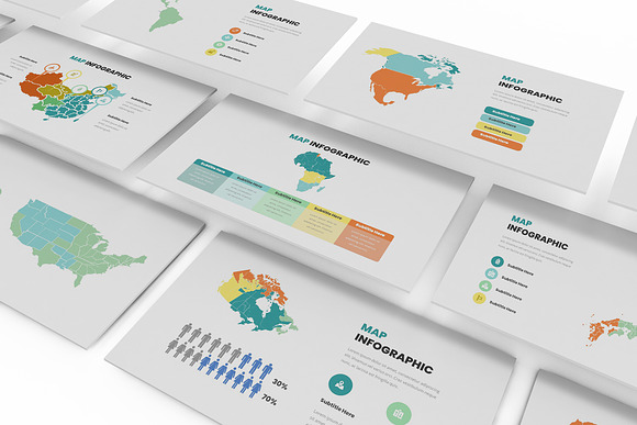 Maps Infographic Keynote Template in Keynote Templates - product preview 7