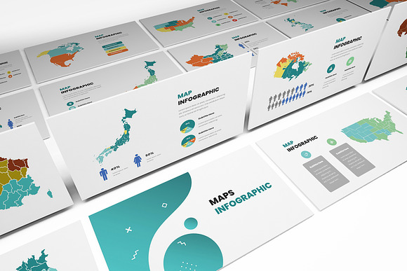 Maps Infographic Keynote Template in Keynote Templates - product preview 8