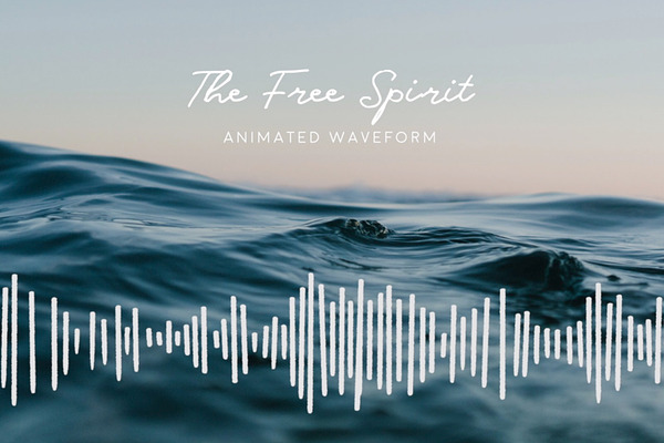 Animated Waveform // The Free Spirit