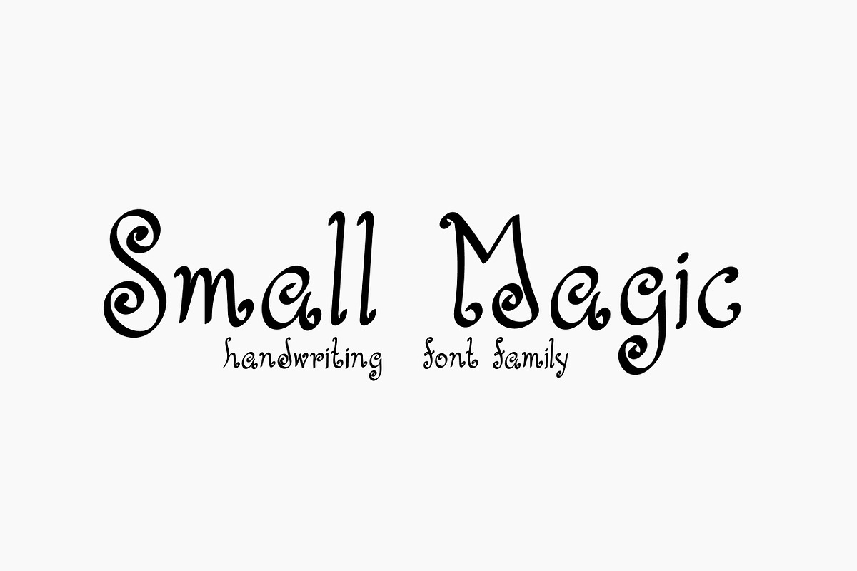 Small Magic in Script Fonts - product preview 8