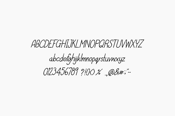 Small Rhythm in Script Fonts - product preview 3