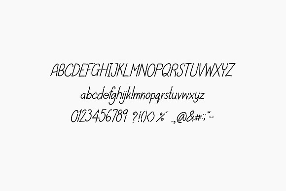 Small Rhythm in Script Fonts - product preview 4