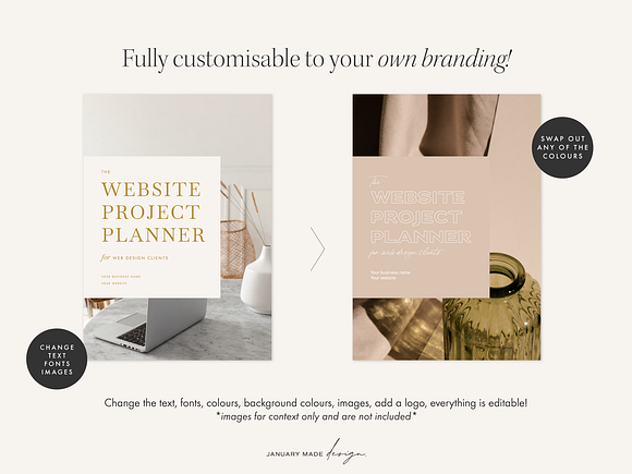 Website Project Planner Template in Presentation Templates - product preview 6