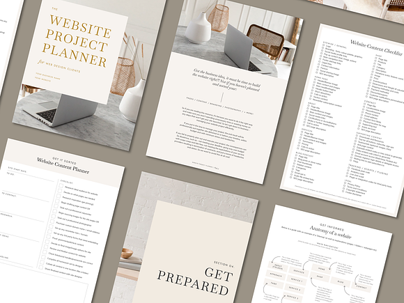 Website Project Planner Template in Presentation Templates - product preview 7