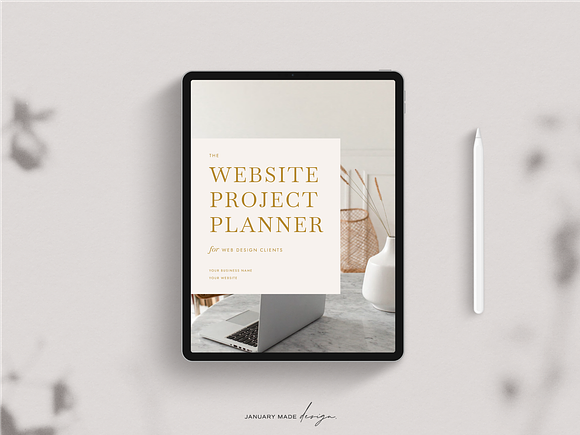 Website Project Planner Template in Presentation Templates - product preview 9