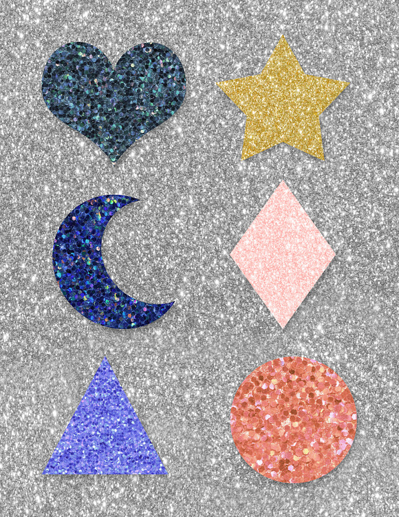 Glitter Paper Pack in Textures - product preview 6