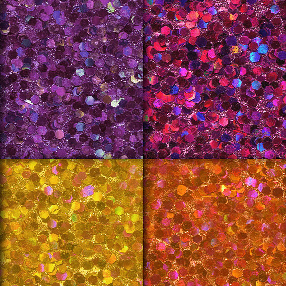 Glitter Paper Pack in Textures - product preview 7