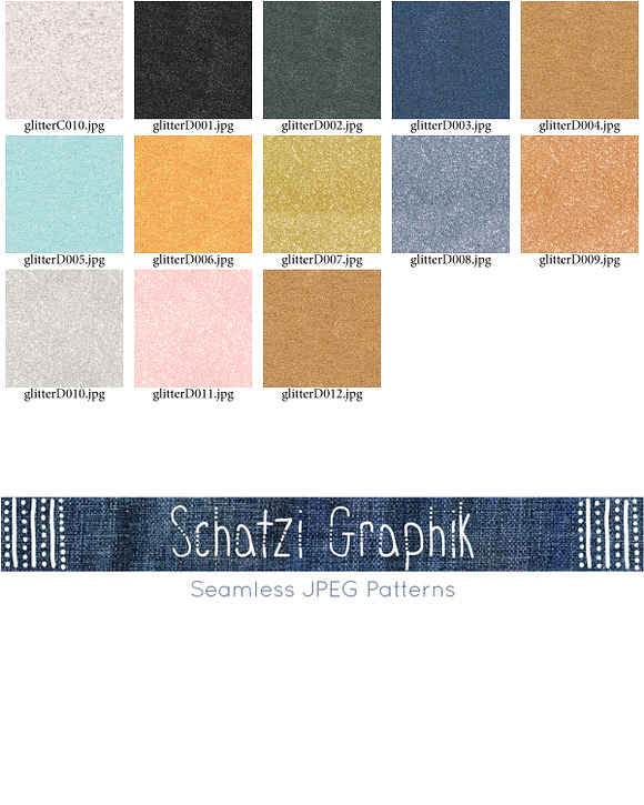 Glitter Paper Pack in Textures - product preview 11