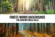 Forest/Wood Background Pack For ZOOM