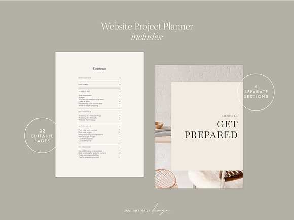 Website Project Planner Template in Presentation Templates - product preview 12