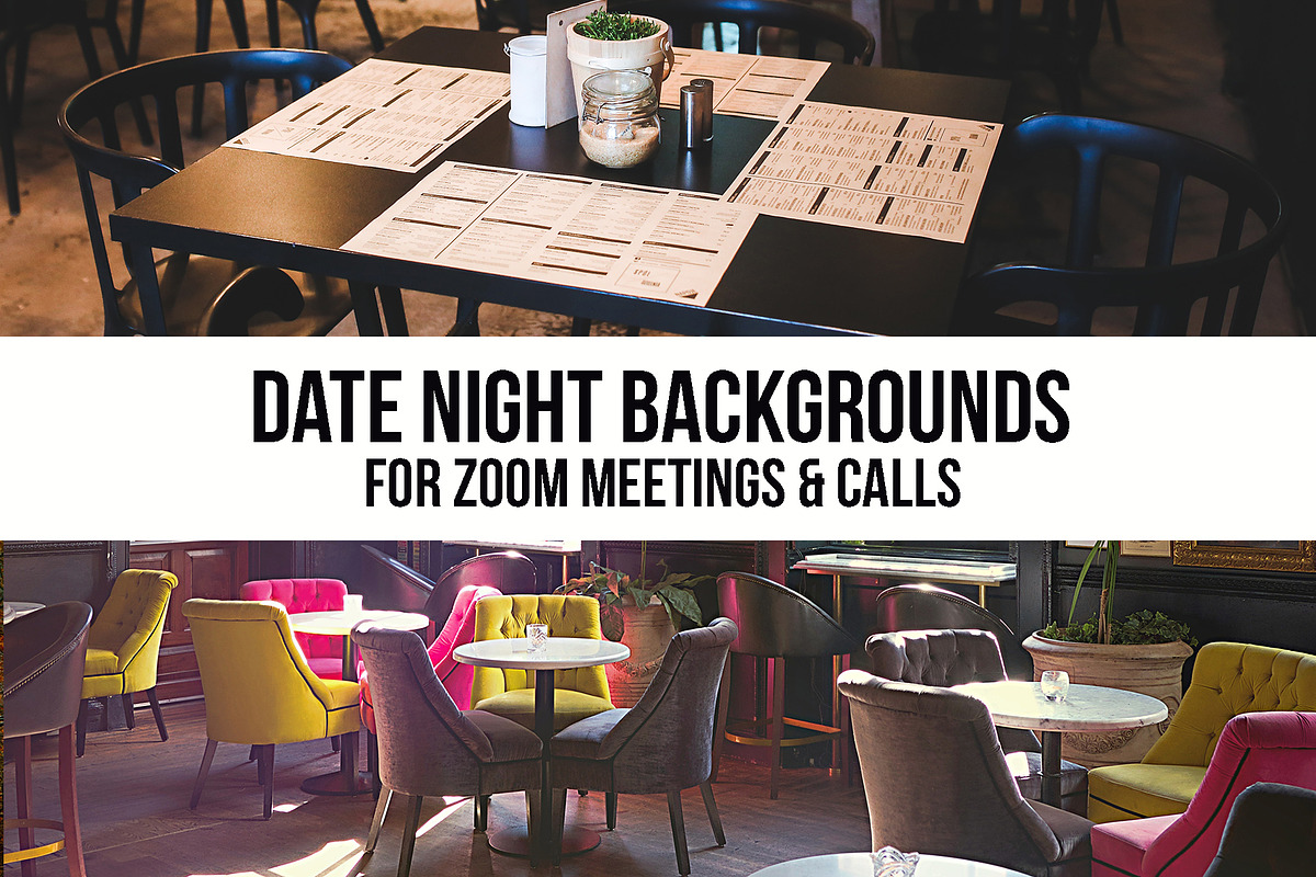 Date Night Backgrounds For ZOOM in Social Media Templates - product preview 8