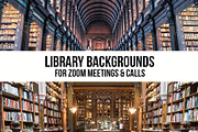 Library Backgrounds For ZOOM