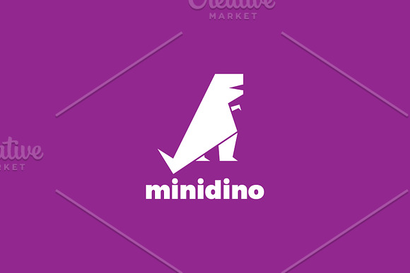 Mini Dino Logo in Logo Templates - product preview 2