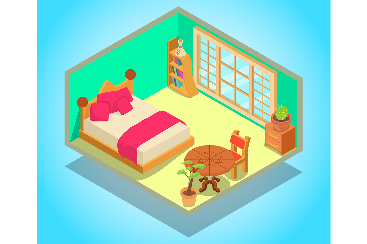Dormitory concept banner in Illustrations - product preview 8