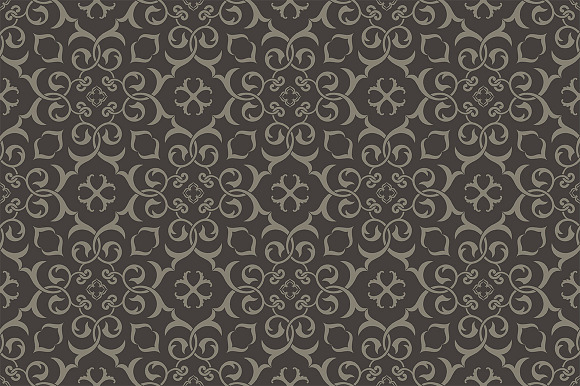 Seamless patterns in arabic style in Patterns - product preview 1