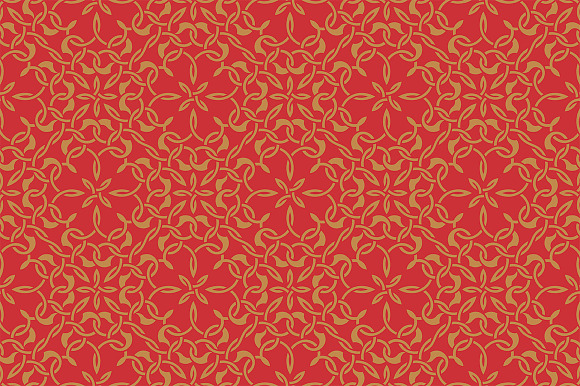 Seamless patterns in arabic style in Patterns - product preview 2