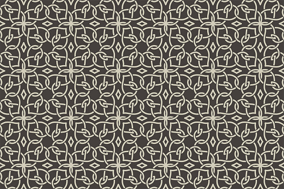 Seamless patterns in arabic style in Patterns - product preview 3