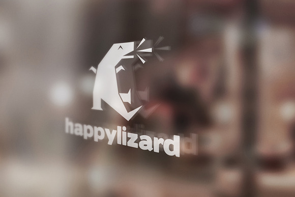 Happy Lizard Logo in Logo Templates - product preview 4